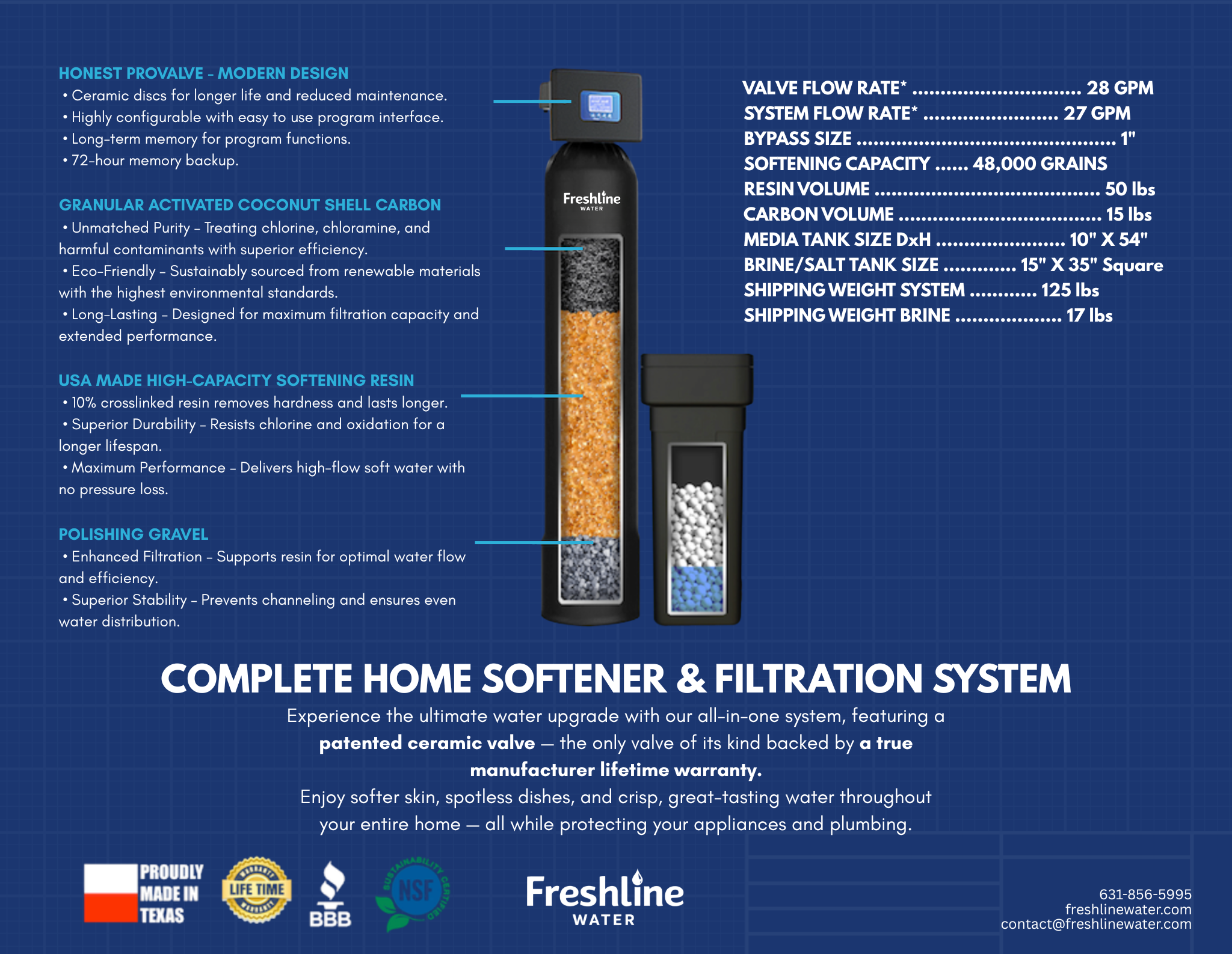 Water Softener with Chlorine Filtration