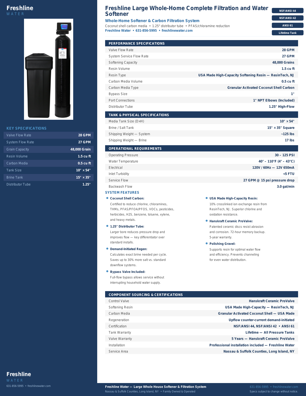 Large Whole-Home Filter/Softener